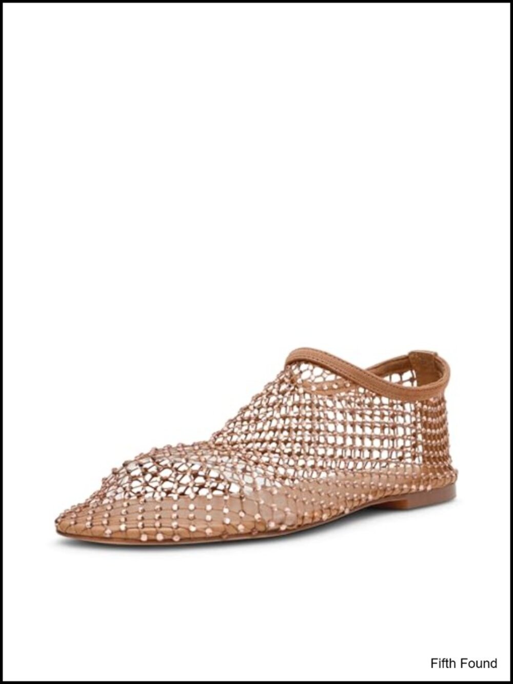 Steve Madden Mino Ballet Flat Mesh Ankle Strap Pull-On Women's Shoe